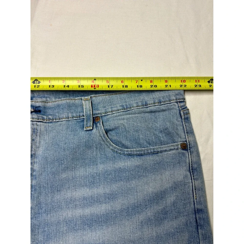 Levi Strauss 505 Jeans Mens W42 L32 Light Wash‎ Straight Leg Denim Pants